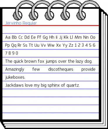 Jervinho Regular Font