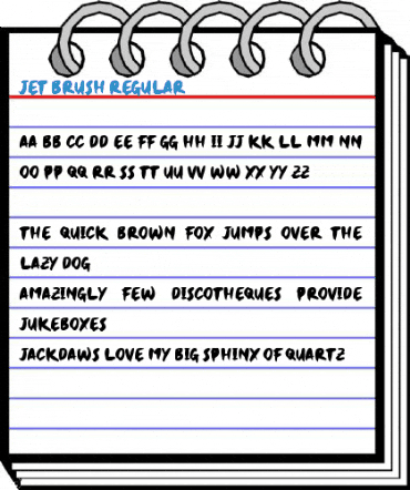 Jet Brush Regular Font