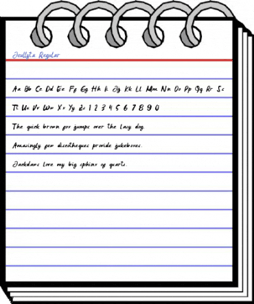 Jeullyta Regular Font
