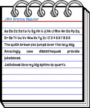JMH Bronze Regular Font