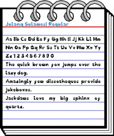 Julang Sulawesi Regular Font