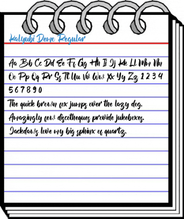 Kalyubi Demo Regular Font