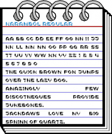 Karambol Regular Font