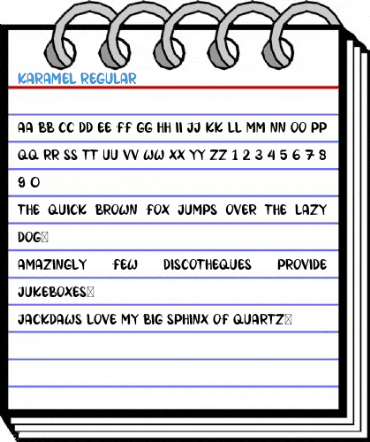 KARAMEL Regular Font
