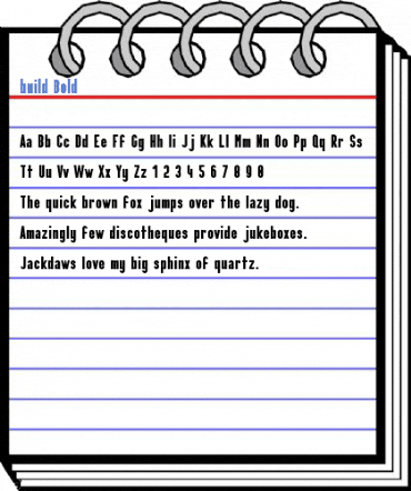 build Bold Font