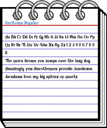 Karltown Regular Font