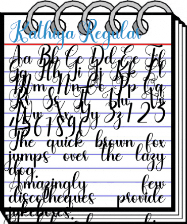 Kathiya Regular Font