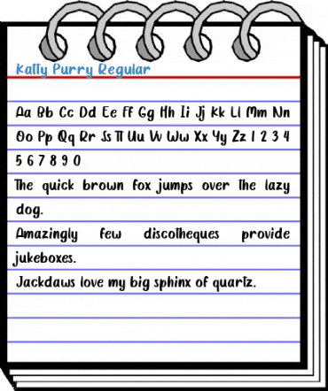 Katty Purry Regular Font