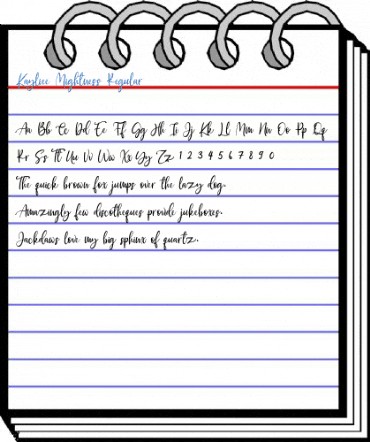 Kayliee Mightness Regular Font