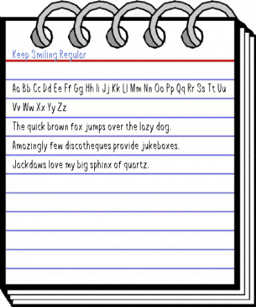 Keep Smiling Regular Font