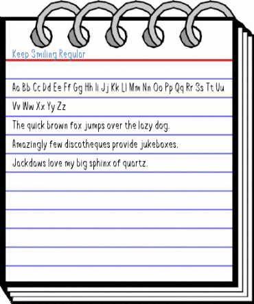 Keep Smiling Regular Font