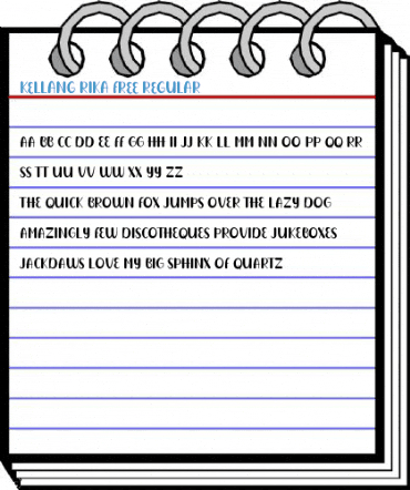 Kellang Rika FREE Regular Font