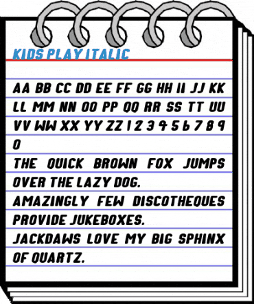 Kids Play Font