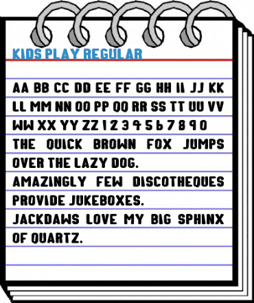 Kids Play Regular Font