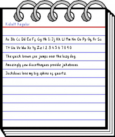 Kidult Regular Font