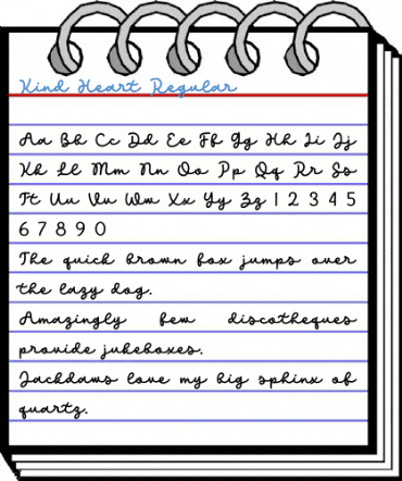 Kind Heart Regular Font