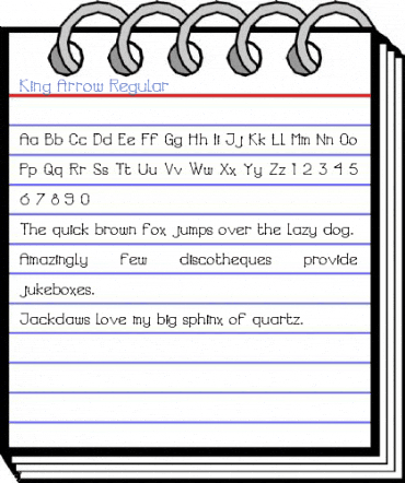 King Arrow Regular Font