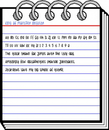 King of Monster Regular Font