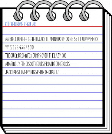 Kitchen Home Regular Font