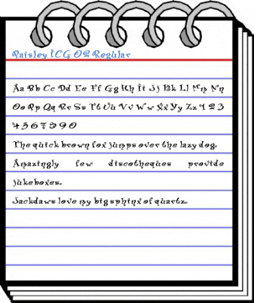 Paisley ICG 02 Regular Font