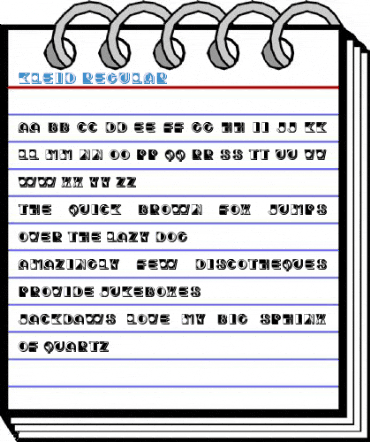 Kleid Regular Font