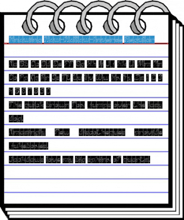 Knowing How-Hollow-Inverse Regular Font