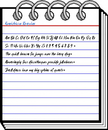 Konichiwa Regular Font
