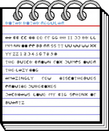 KOTAK KOTAK Regular Font