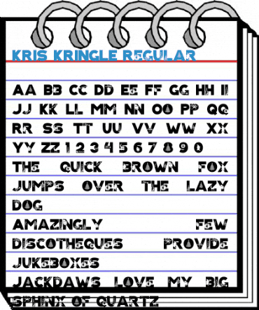 KRIS KRINGLE Regular Font