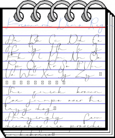Krisward Demo Regular Font