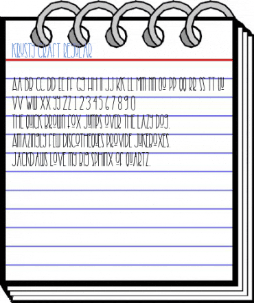 krusty craft Regular Font