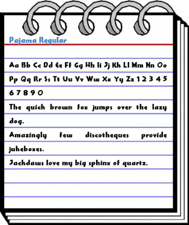 Pajama Regular Font