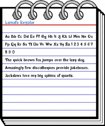 Lamafa Regular Font