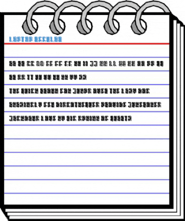 Laptop Regular Font