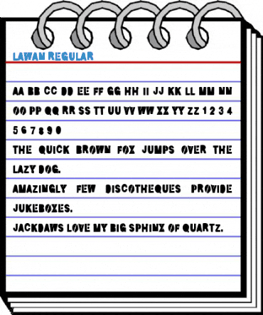 Lawan Regular Font