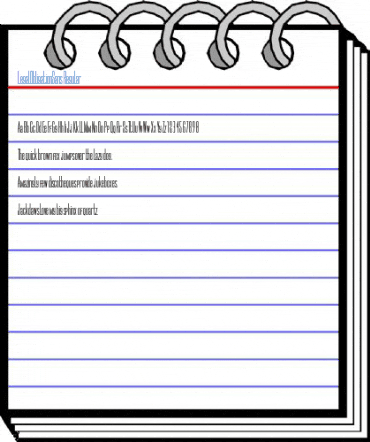 LegalObligationSans Regular Font
