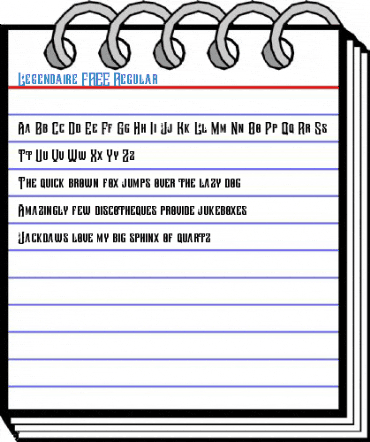 Legendaire FREE Regular Font