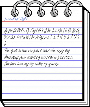 Leluhur light Font