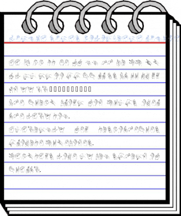 Lengua Senas Colombiana Regular Font
