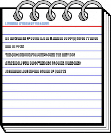 Linearo Straight Regular Font