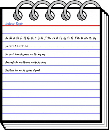 Linebrush Regular Font