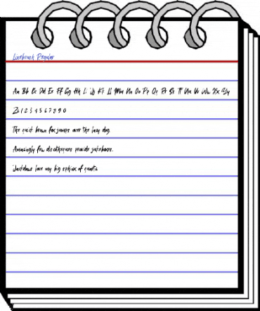 Linebrush Regular Font