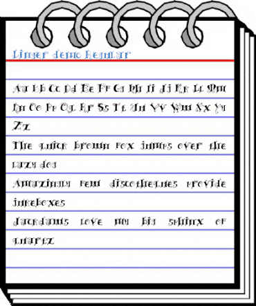 Linger demo Regular Font