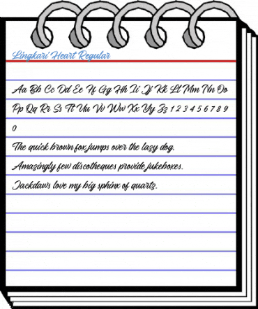 Lingkari Heart Regular Font