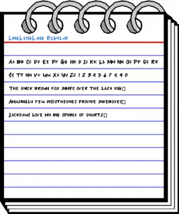 LingLengLang Regular Font
