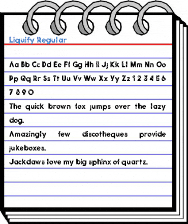 Liquify Regular Font