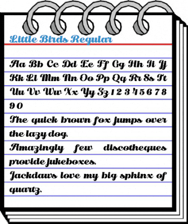 Little Birds Regular Font