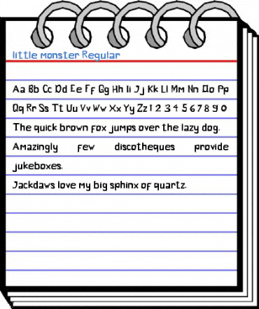 little monster Regular Font