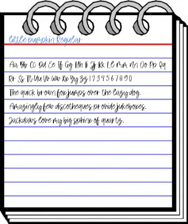 little pumpkin Regular Font