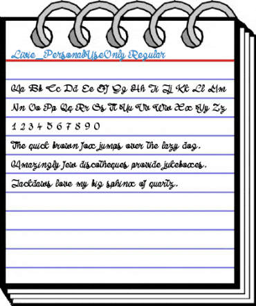 Livie_PersonalUseOnly Regular Font